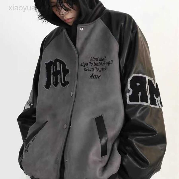 men's jackets american retro high street embroidered suede baseball uniform couple autumn and winter thickened trendy brand jacket coat, Black;brown
men's jackets american retro high street embroidered suede baseball uniform couple autumn and winter thickened trendy brand jacket coat, Black;brown