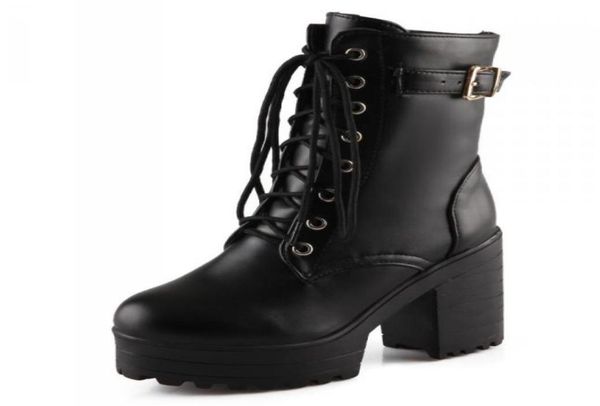 fashion female women martin lace up ankle boots black white boots ultra very high heel bootie block chunky heel size 34408497257
fashion female women martin lace up ankle boots black white boots ultra very high heel bootie block chunky heel size 34408497257