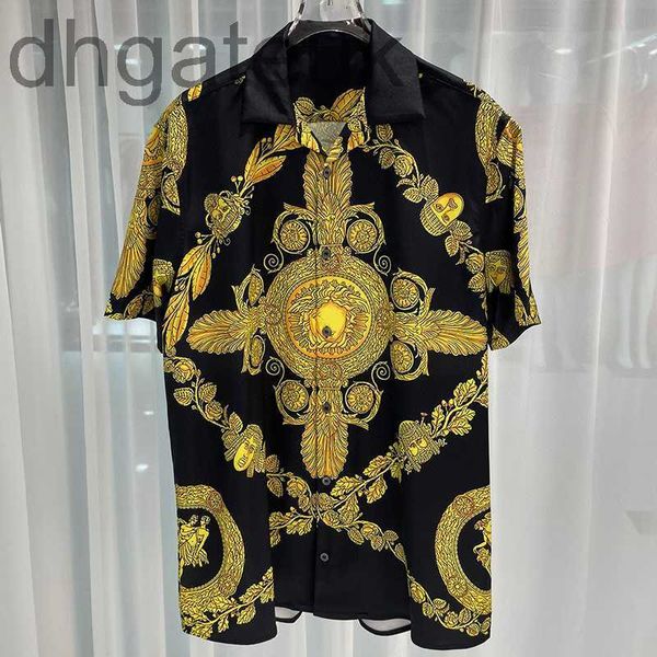 men's casual shirts designer 2023 summer new trend digital printing youth popular short sleeve and piux, White;black
men's casual shirts designer 2023 summer new trend digital printing youth popular short sleeve and piux, White;black