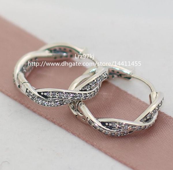100% high-quality 925 sterling silver twist of fate with clear cz hoop earrings fits european jewelry ring2554677, Golden;silver
100% high-quality 925 sterling silver twist of fate with clear cz hoop earrings fits european jewelry ring2554677, Golden;silver