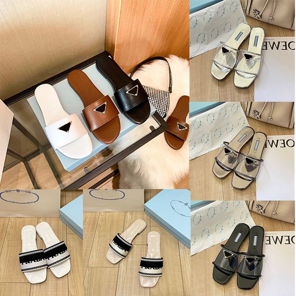 women designers slipper sandals flat slides flip flops summer genuine triangle leather outdoor loafers bath shoes beachwear slippers black w
women designers slipper sandals flat slides flip flops summer genuine triangle leather outdoor loafers bath shoes beachwear slippers black w