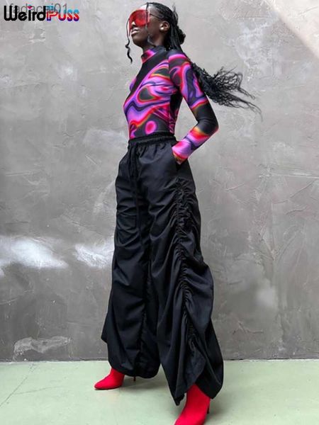 weird puss wide leg pants women y2k solid pocket lace up ruched loose trousers high waist 2022 street hipster wild casual bottom l230621, Black;white
weird puss wide leg pants women y2k solid pocket lace up ruched loose trousers high waist 2022 street hipster wild casual bottom l230621, Black;white