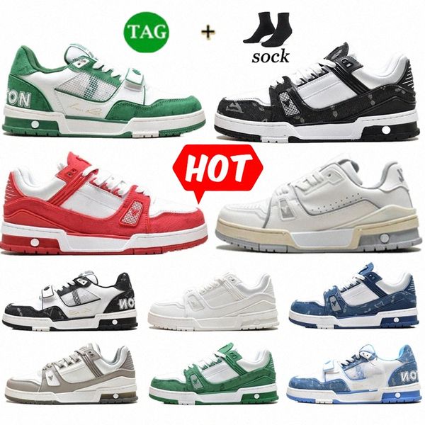 luxury designer casual shoes virgil trainer mens for women logo embossed trainer sneaker triple white pink sky blue black green yellow denim
luxury designer casual shoes virgil trainer mens for women logo embossed trainer sneaker triple white pink sky blue black green yellow denim