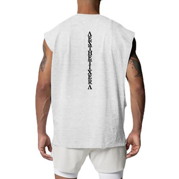 men' tank oversized gym tank men open side cut off fitness sleeveless shirt mesh quick dry bodybuilding clothing muscle singlets vest, White;black
men' tank oversized gym tank men open side cut off fitness sleeveless shirt mesh quick dry bodybuilding clothing muscle singlets vest, White;black