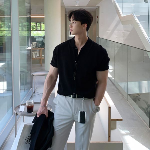 men's polos men's cotton polo shirt casual solid button down solid color short sleeve t-shirt for men breathable m-3xl clothing lu, White;black
men's polos men's cotton polo shirt casual solid button down solid color short sleeve t-shirt for men breathable m-3xl clothing lu, White;black