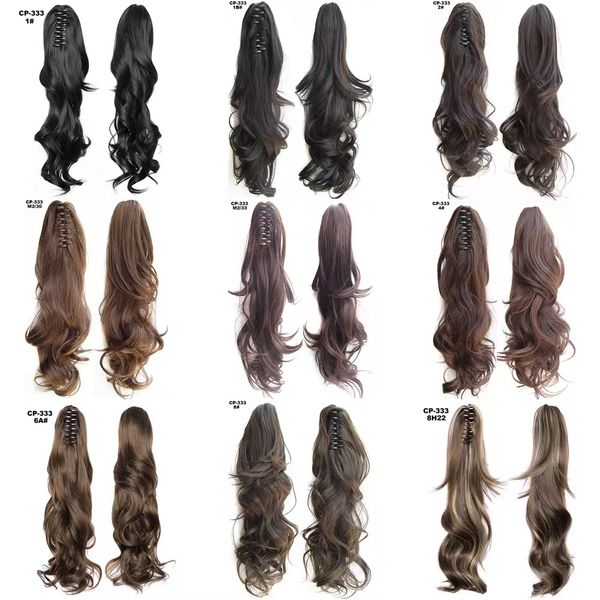 synthetic hair ponytails claw pony tails women curly wavy clip in on hair extensions 24inch 60cm 160g hair pieces 27colors to choose with in, Black
synthetic hair ponytails claw pony tails women curly wavy clip in on hair extensions 24inch 60cm 160g hair pieces 27colors to choose with in, Black
