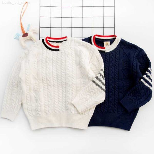 new 2021 autumn long sleeve stripe knit sweater winter baby kids boys pullover sweaters children's clothes y1024 l230710, Blue
new 2021 autumn long sleeve stripe knit sweater winter baby kids boys pullover sweaters children's clothes y1024 l230710, Blue