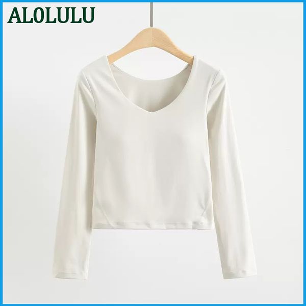 al0lulu yoga clothing with chest pad women's long-sleeved tight-fitting pilates professional training sports running fitness top
al0lulu yoga clothing with chest pad women's long-sleeved tight-fitting pilates professional training sports running fitness top