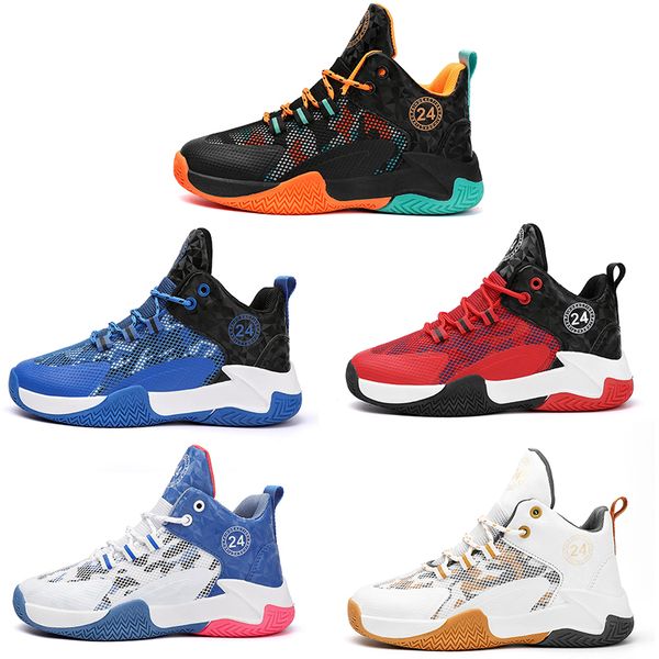 multi-colored kid basketball shoes boy girl white blue black orange red golden mens trainers outdoor sports
multi-colored kid basketball shoes boy girl white blue black orange red golden mens trainers outdoor sports
