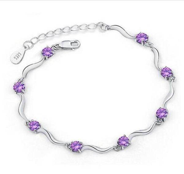 fashion chain bracelets for women crystal bracelets 925 sterling silver bracelets bangles fine jewelry gb6541994201, Black
fashion chain bracelets for women crystal bracelets 925 sterling silver bracelets bangles fine jewelry gb6541994201, Black