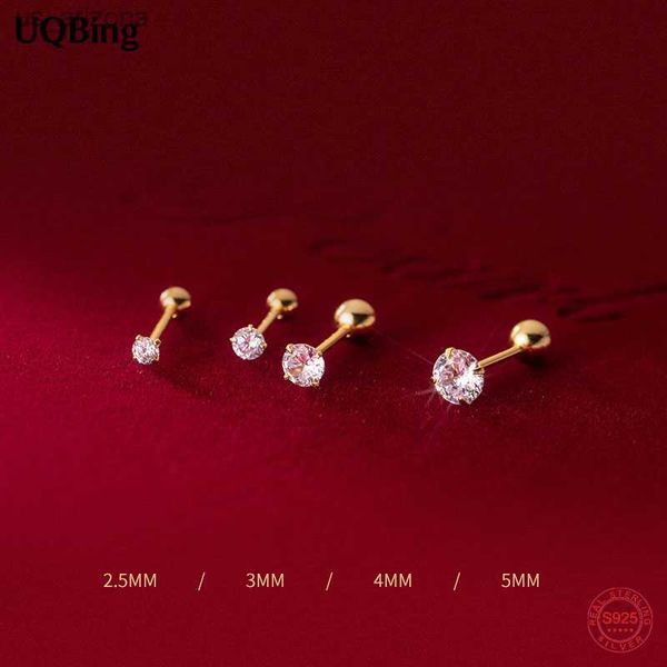 925 sterling silver 18k gold plated 2.5mm/ 3mm/4mm/5mm round cz zircon screw back stud earrings for girls gifts l230620, Golden;silver
925 sterling silver 18k gold plated 2.5mm/ 3mm/4mm/5mm round cz zircon screw back stud earrings for girls gifts l230620, Golden;silver