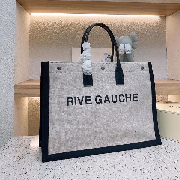 2023 trend women handbags rive gauche tote bag 50cm fashion linen purse designer shoulder large beach shopping bags with letter logos canvas
2023 trend women handbags rive gauche tote bag 50cm fashion linen purse designer shoulder large beach shopping bags with letter logos canvas