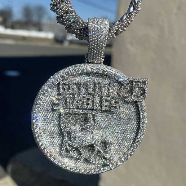 custom popular moissanite hip hop jewelry cuban link chain vvs1 diamond iced out pendant, Silver
custom popular moissanite hip hop jewelry cuban link chain vvs1 diamond iced out pendant, Silver