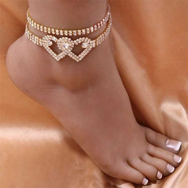 anklets doubel heart inlaid crystal ankle bracelet silver color anklet jewelry for women summer beach party barefoot chain on the leg 230607, Red;blue
anklets doubel heart inlaid crystal ankle bracelet silver color anklet jewelry for women summer beach party barefoot chain on the leg 230607, Red;blue