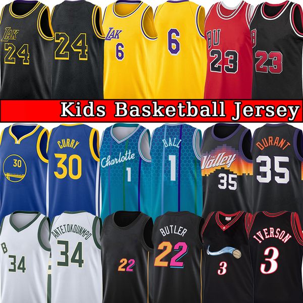 stitched kids basketball jersey lebron 6 james stephen curry michael allen iverson kevin durant larry 33 bird jimmy butler antetokounmpo bry, Black;red
stitched kids basketball jersey lebron 6 james stephen curry michael allen iverson kevin durant larry 33 bird jimmy butler antetokounmpo bry, Black;red