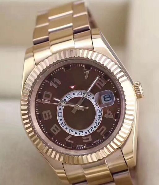 16 style watches 42mm sky-dweller gmt workin 326938 326934 326935 18k gold steel asia 2813 movement mechanical automatic mens watch men', Slivery;brown
16 style watches 42mm sky-dweller gmt workin 326938 326934 326935 18k gold steel asia 2813 movement mechanical automatic mens watch men', Slivery;brown