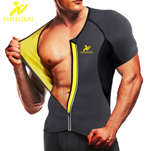 men's body shapers ningmi sport shirt body shaper slimming waist trainer men tank neoprene sauna vest with zipper mesh shapewear warmin, Black;brown
men's body shapers ningmi sport shirt body shaper slimming waist trainer men tank neoprene sauna vest with zipper mesh shapewear warmin, Black;brown