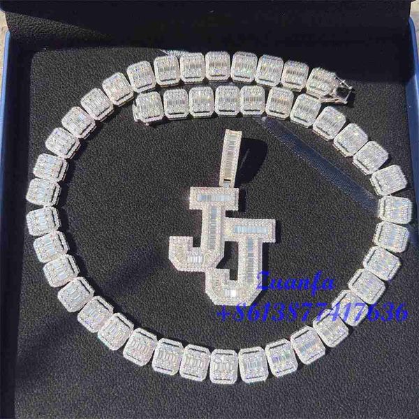 luxury gold plated jewelry vvs loose moissanite diamond initial letters charm fit cluster cuban chain custom moissanite pendant, Silver
luxury gold plated jewelry vvs loose moissanite diamond initial letters charm fit cluster cuban chain custom moissanite pendant, Silver