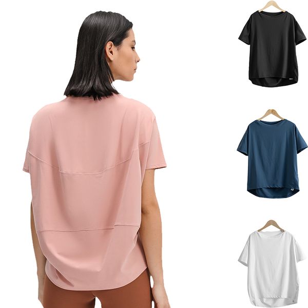lu women's yoga short sleeve loose t-shirt loose yoga dress cover short front back long fashion t-shirt
lu women's yoga short sleeve loose t-shirt loose yoga dress cover short front back long fashion t-shirt