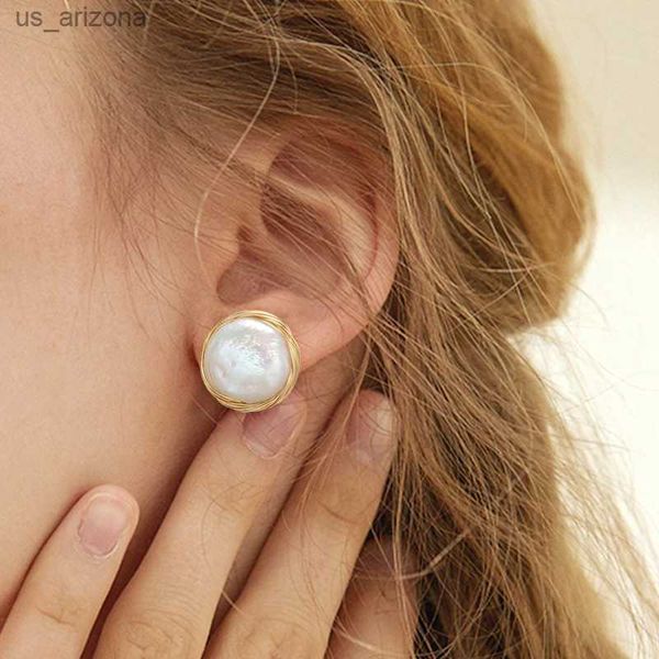 glseevo handmade fresh water baroque pearl stud earrings for women girls birthday gifts trendy fine 925 silver ge0938, Golden;silver
glseevo handmade fresh water baroque pearl stud earrings for women girls birthday gifts trendy fine 925 silver ge0938, Golden;silver