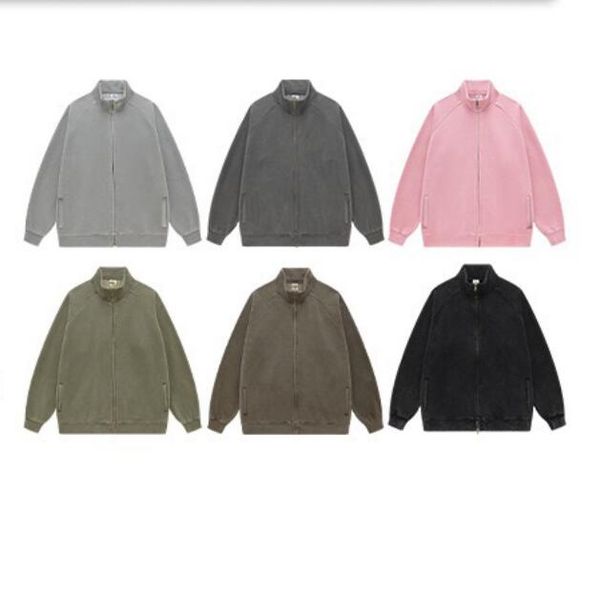 real pics men's plus size outerwear & coats heavy cotton wash jacket women 23ss, Black;brown
real pics men's plus size outerwear & coats heavy cotton wash jacket women 23ss, Black;brown
