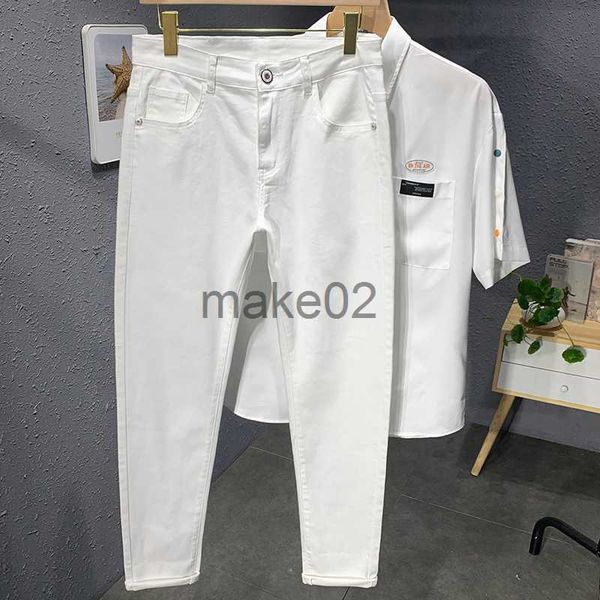 men's jeans 2023 autumn new men's white black jeans straight slim fit casual fashion elastic cotton trousers male streetwear denim, Blue
men's jeans 2023 autumn new men's white black jeans straight slim fit casual fashion elastic cotton trousers male streetwear denim, Blue