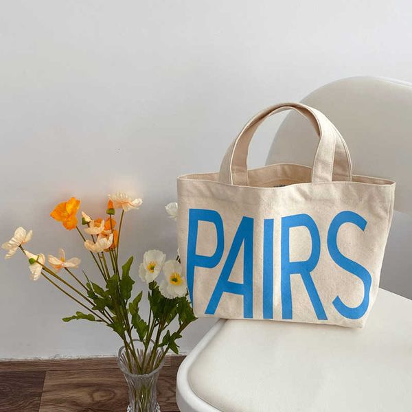 ins niche design brand pairs letter canvas bag portable shopping bag tote bag women's bag
ins niche design brand pairs letter canvas bag portable shopping bag tote bag women's bag