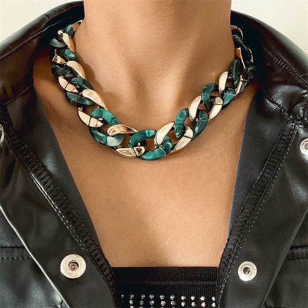strands hiphop ccb thick chain short choker necklace for women 2023 trendy splicing chunky on neck fashion jewelry collar 230613, Black
strands hiphop ccb thick chain short choker necklace for women 2023 trendy splicing chunky on neck fashion jewelry collar 230613, Black