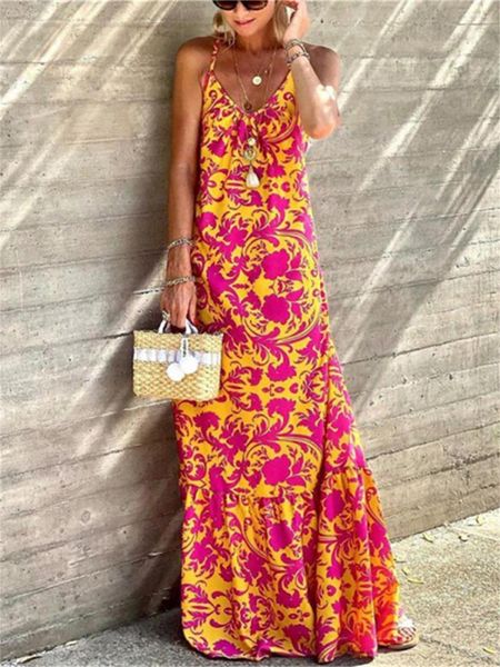 casual dresses bubblekiss summer dress women fashion print sling split hem backless slip ladies vacation, Black;gray
casual dresses bubblekiss summer dress women fashion print sling split hem backless slip ladies vacation, Black;gray