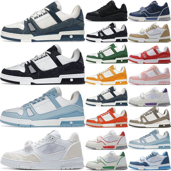 2023 designer trainers casual shoes mens womens platform black white green monogram denim grey white yellow bule orange sports sneakers tenn
2023 designer trainers casual shoes mens womens platform black white green monogram denim grey white yellow bule orange sports sneakers tenn