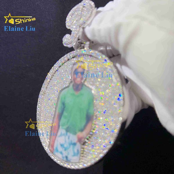 fine jewelry luxury iced out 925 sterling silver custom diamond vvs moissanite picture pendant
fine jewelry luxury iced out 925 sterling silver custom diamond vvs moissanite picture pendant
