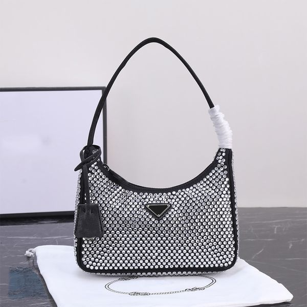 woman diamond handbag canvas designer underarm package for women chest pack sparkling rhinestone tote fashion party evening bags
woman diamond handbag canvas designer underarm package for women chest pack sparkling rhinestone tote fashion party evening bags