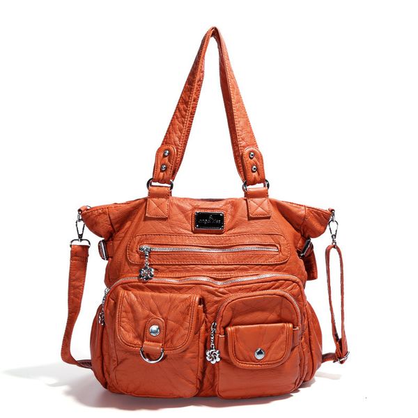 evening bags vintage wash leather luxury handbag designer shoulder ladies hand for sac 230710
evening bags vintage wash leather luxury handbag designer shoulder ladies hand for sac 230710