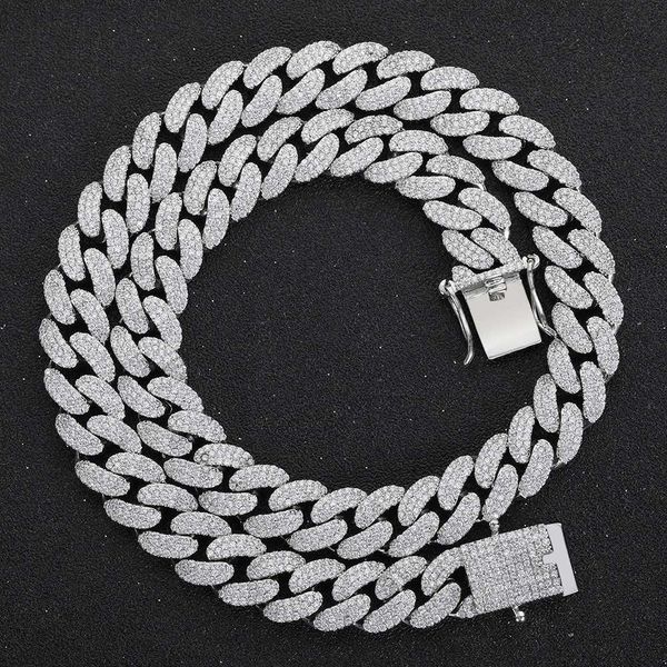 18mm or 20mm moissanite iced out diamond gold color chain necklace 925 sterling silver necklace miami cuban link chain
18mm or 20mm moissanite iced out diamond gold color chain necklace 925 sterling silver necklace miami cuban link chain