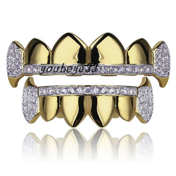 gold grillz jewelry hip hop dental grills 2019 fashion exquisite glaring zircon 18k gold plated teeth braces 2-piece set wholesale lp023, Black
gold grillz jewelry hip hop dental grills 2019 fashion exquisite glaring zircon 18k gold plated teeth braces 2-piece set wholesale lp023, Black