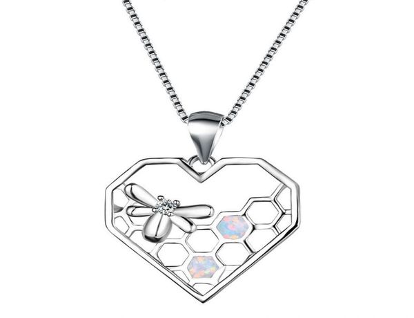 fashion blue white opal charm necklaces for girl heart honeycomb bee animal pendant necklace women boho chain jewelry4779555, Silver
fashion blue white opal charm necklaces for girl heart honeycomb bee animal pendant necklace women boho chain jewelry4779555, Silver