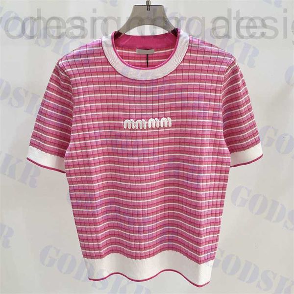 women's t-shirt designer designer pink striped t shirt for women knitted short sleeved white letter sweaters womens clothing 738z ob29
women's t-shirt designer designer pink striped t shirt for women knitted short sleeved white letter sweaters womens clothing 738z ob29