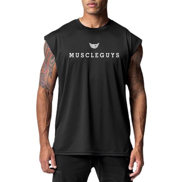 men' tank muscleguys loose fitness tank men summer gym clothing mesh quick dry oversized bodybuilding sleeveless shirt workout vest 2, White;black
men' tank muscleguys loose fitness tank men summer gym clothing mesh quick dry oversized bodybuilding sleeveless shirt workout vest 2, White;black