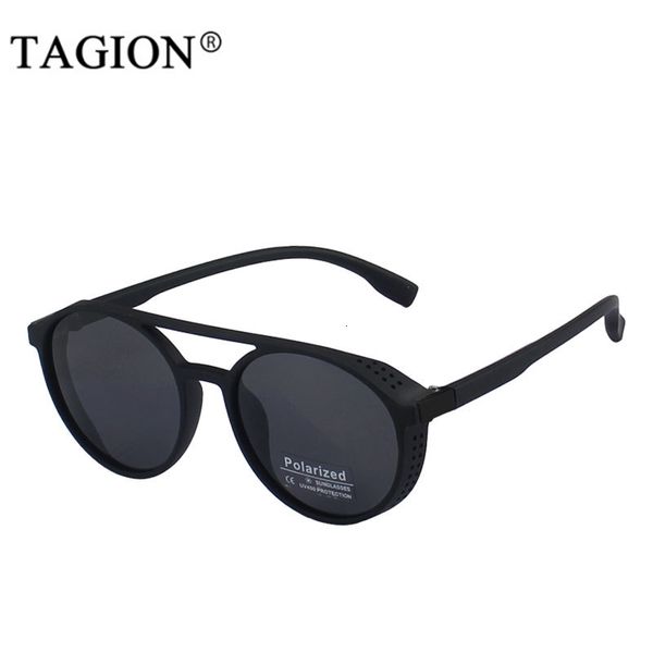 sunglasses tagion round polarized steampunk men women eyewear brand designer driving glasses de sol shades uv400 5109 230707, White;black
sunglasses tagion round polarized steampunk men women eyewear brand designer driving glasses de sol shades uv400 5109 230707, White;black