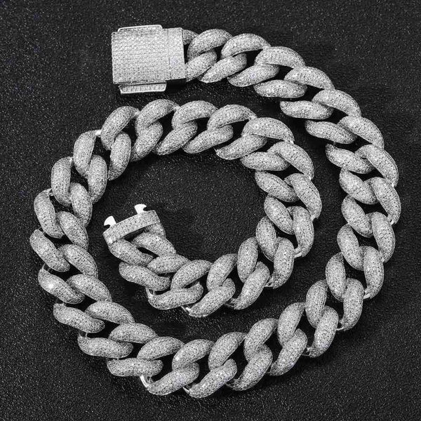 2023 wholesale fashion women men diamond choker hip hop plated 18k gold iced out cuban link chain necklace jewelry/, Silver
2023 wholesale fashion women men diamond choker hip hop plated 18k gold iced out cuban link chain necklace jewelry/, Silver