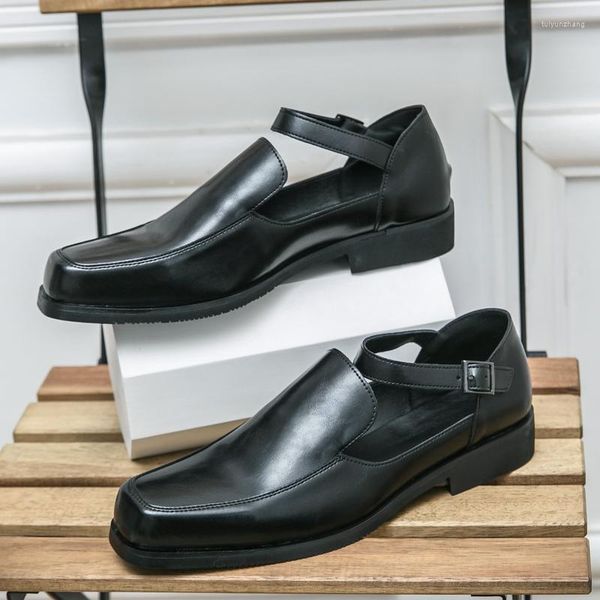 dress shoes summer business sandals for man black buckle strap party shoe mens brand fashion men comfortable casual
dress shoes summer business sandals for man black buckle strap party shoe mens brand fashion men comfortable casual