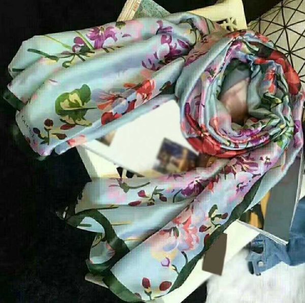 fashion designer scarf women's ring headband stole pashmina autumn and winter brand silk timeless classic super long shawl poncho soft, Blue;gray
fashion designer scarf women's ring headband stole pashmina autumn and winter brand silk timeless classic super long shawl poncho soft, Blue;gray