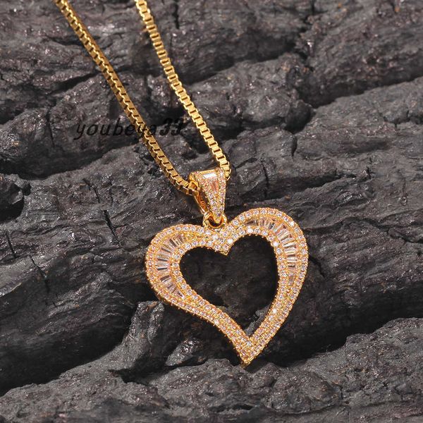 arc surface hollow love heart pendant necklace cubic zircon hip hop ins simple personality box chain for women and men gifts bijoux bling ic, Silver
arc surface hollow love heart pendant necklace cubic zircon hip hop ins simple personality box chain for women and men gifts bijoux bling ic, Silver