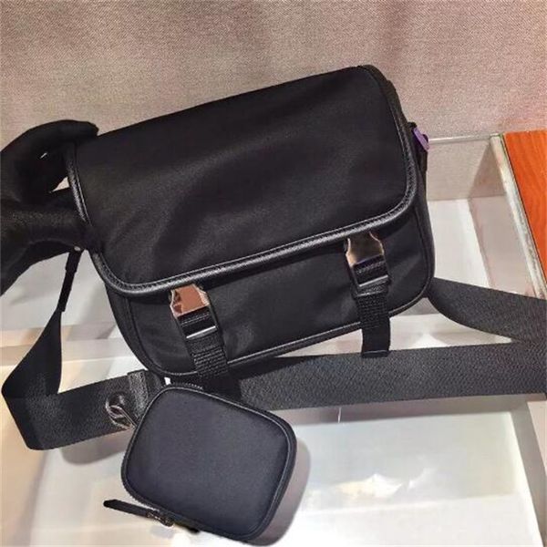 designer mens black briefcases brand crossbody shoulder bags nylon messenger bag 2-piece purses casual style with small purse triangle top
designer mens black briefcases brand crossbody shoulder bags nylon messenger bag 2-piece purses casual style with small purse triangle top