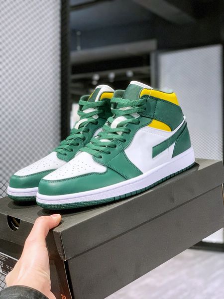 2023 men women 1s basketball shoes 1 mid noble green pollen white lifestyle designer sports sneakers
2023 men women 1s basketball shoes 1 mid noble green pollen white lifestyle designer sports sneakers
