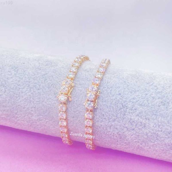 iced out jewely custom 14k real yellow gold white gold rose gold 4mm vvs moissanite diamond tennis bracelets, Silver
iced out jewely custom 14k real yellow gold white gold rose gold 4mm vvs moissanite diamond tennis bracelets, Silver