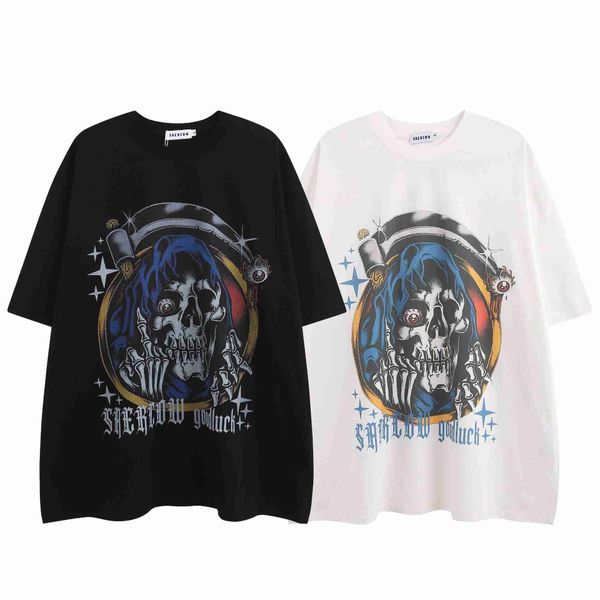 stussys american ins high street dark fashion brand trendy street skull letter printing short sleeve t-shirt half sleeve shirt, White;black
stussys american ins high street dark fashion brand trendy street skull letter printing short sleeve t-shirt half sleeve shirt, White;black