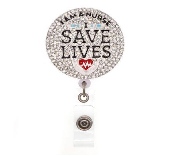 10pcslot crystal save lives i am a nurse enamel retractable badge holder6048635, Gray
10pcslot crystal save lives i am a nurse enamel retractable badge holder6048635, Gray