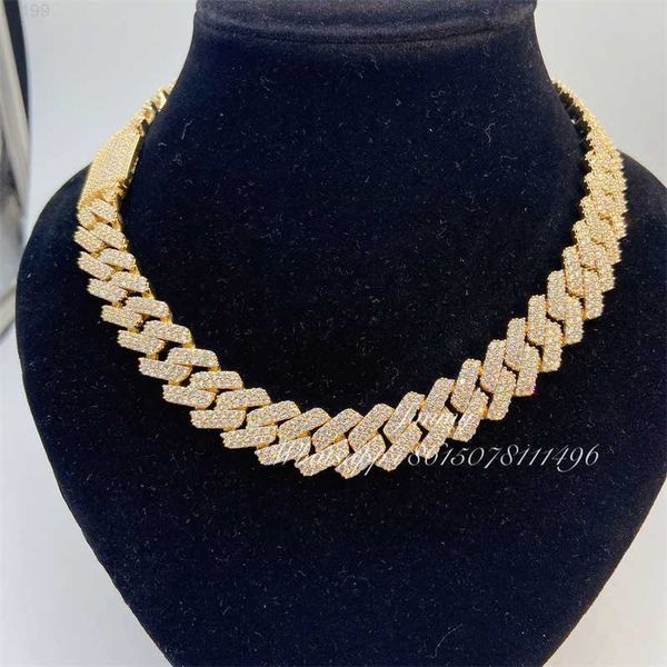 custom made 15mm two row iced out jewelry 925 sterling silver vvs loose moissanite diamond cuban link
custom made 15mm two row iced out jewelry 925 sterling silver vvs loose moissanite diamond cuban link
