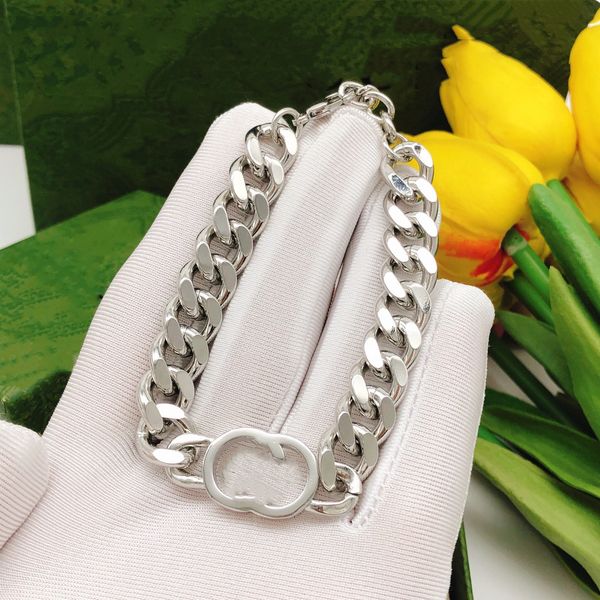 retro luxury designer charm bracelets brand letter ggity bracelet chain women man gold wristband link chain couple jewerlry accessories 42, Golden;silver
retro luxury designer charm bracelets brand letter ggity bracelet chain women man gold wristband link chain couple jewerlry accessories 42, Golden;silver